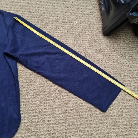 Ralph Ralph Lauren Navy Light Weight Fleece Lounge Top Navy M - Picture 11 of 12